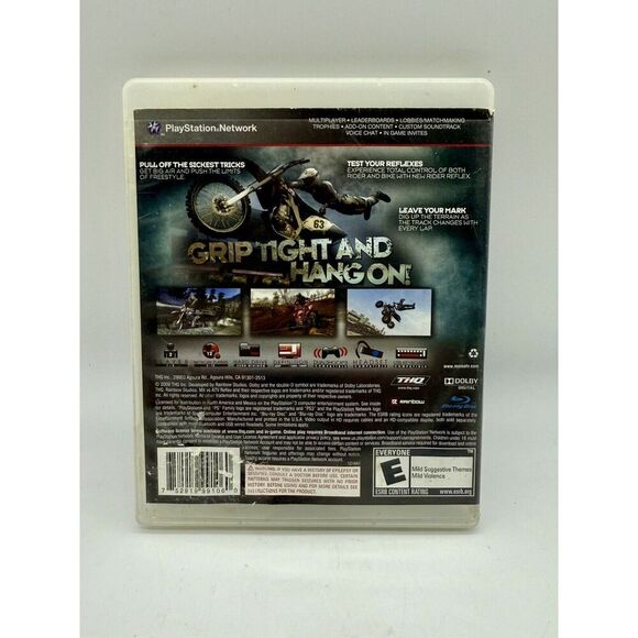 MX vs ATV Reflex PlayStation 3 PS3 Game And Case Tested‎ - Picture 2 of 3